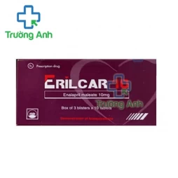 Erilcar 10 Pymepharco - Thuốc điều trị tăng huyết áp